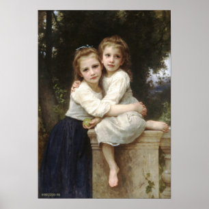 William-Adolphe Bouguereau-Two Sisters lg Poster