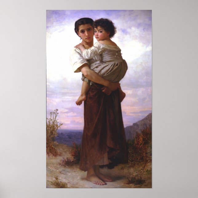 William-Adolphe Bouguereau-Young-Sinti und Roma Poster (Vorne)