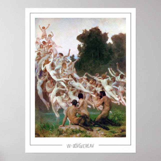 William-Adolphe Bouguereau Zedign Art Poster #138 (Vorne)
