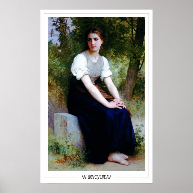 William-Adolphe Bouguereau Zedign Art Poster #193 (Vorne)