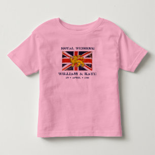 William and Kate Royal Wedding Toddler T - Shirt
