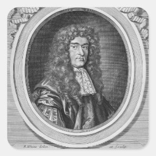 William Bedloe Quadratischer Aufkleber