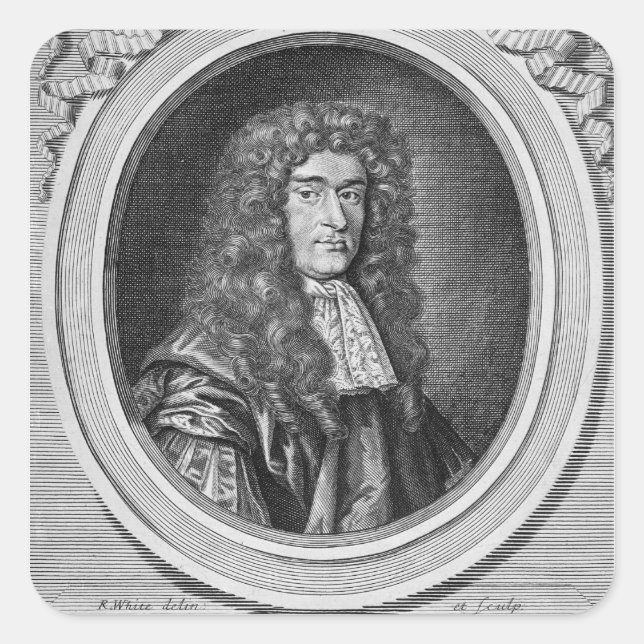 William Bedloe Quadratischer Aufkleber (Vorderseite)