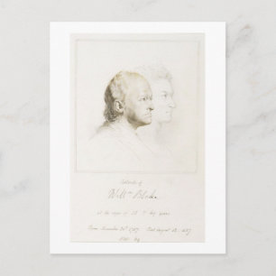 William Blake (1757-1827) in Youth and Age (Graphi Postkarte
