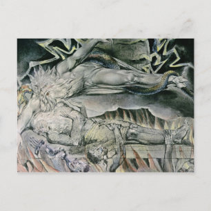 William Blake   Abbildungen des Buches "Arbeit"; Postkarte