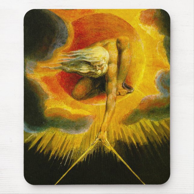 William Blake alt von der Tagesmausunterlage Mousepad (Vorne)