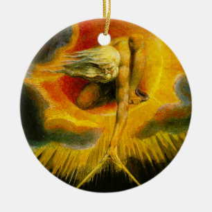 William Blake alt von der Tagesverzierung Keramikornament