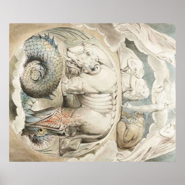 William Blake Art Painting Poster (Vorne)