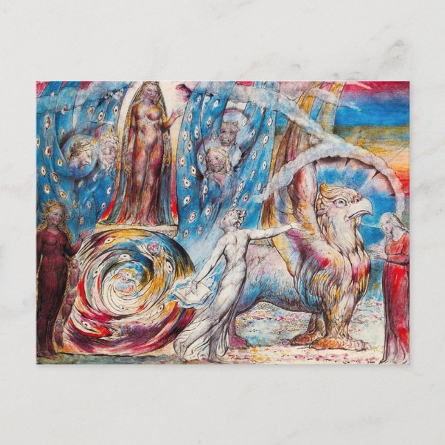 William Blake Beatrice Postcard Postkarte (Vorderseite)