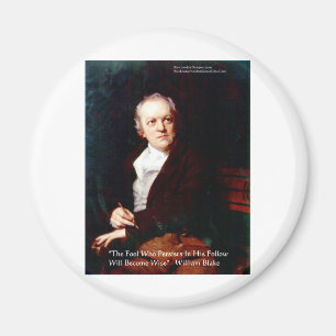 William Blake "Become Wise Wisdom Quote Magnet