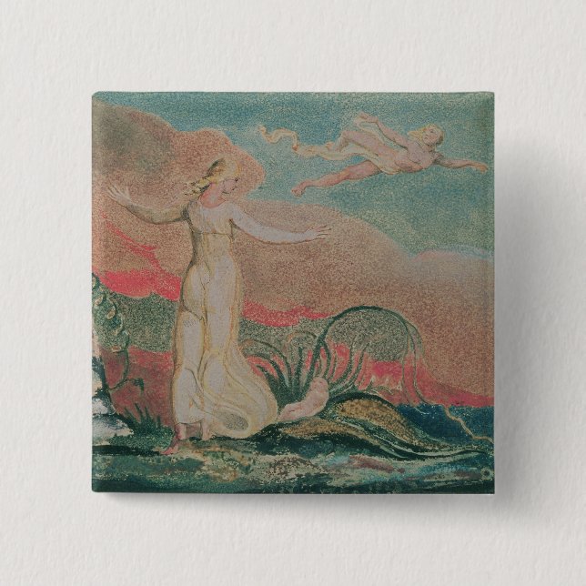 William Blake | das Buch von Thel; Platte 4 Thel Button (Vorderseite)