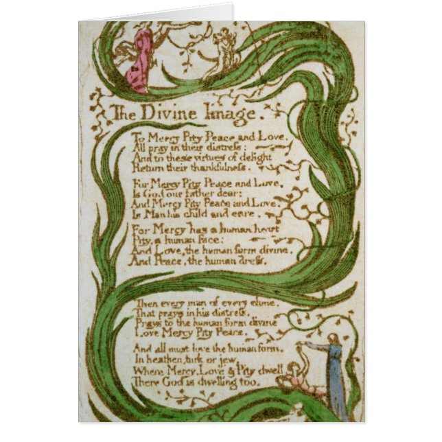 William Blake | Das göttliche Bild von den Songs v (Vorne)