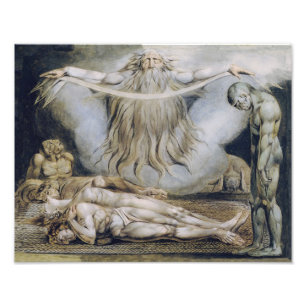William Blake "das Haus des Tod" Druck