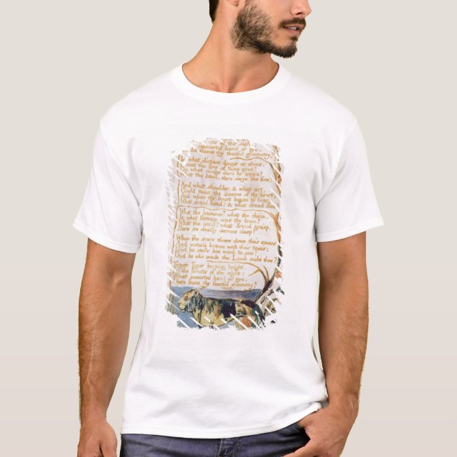 William Blake | das Tyger, von den Liedern von T-Shirt (Vorderseite)