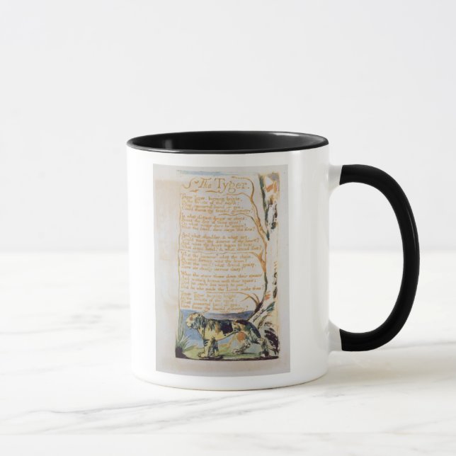 William Blake | das Tyger, von den Liedern von Tasse (Rechts)