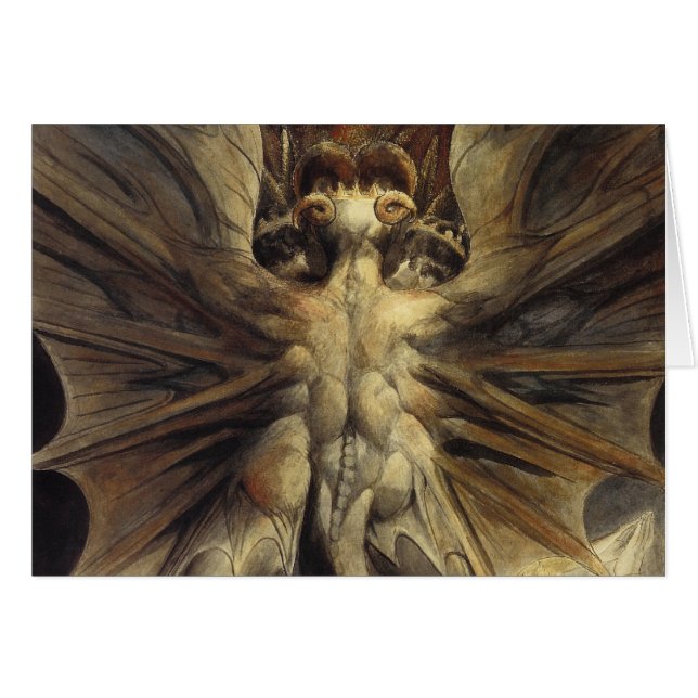 William Blake - Der Große Rote Drache und die Frau (Vorderseite (Horizontal))