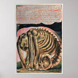 William Blake Die Erschaffung von Urizen in Mate Poster