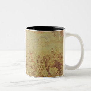 William Blake   die Fee Queene Zweifarbige Tasse