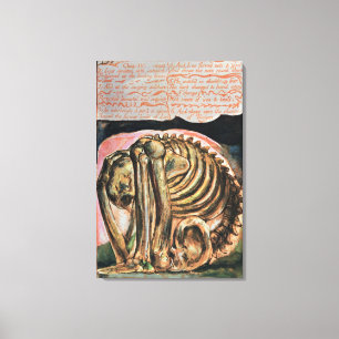 William Blake   Die Herstellung von Urizen in Mate Leinwanddruck