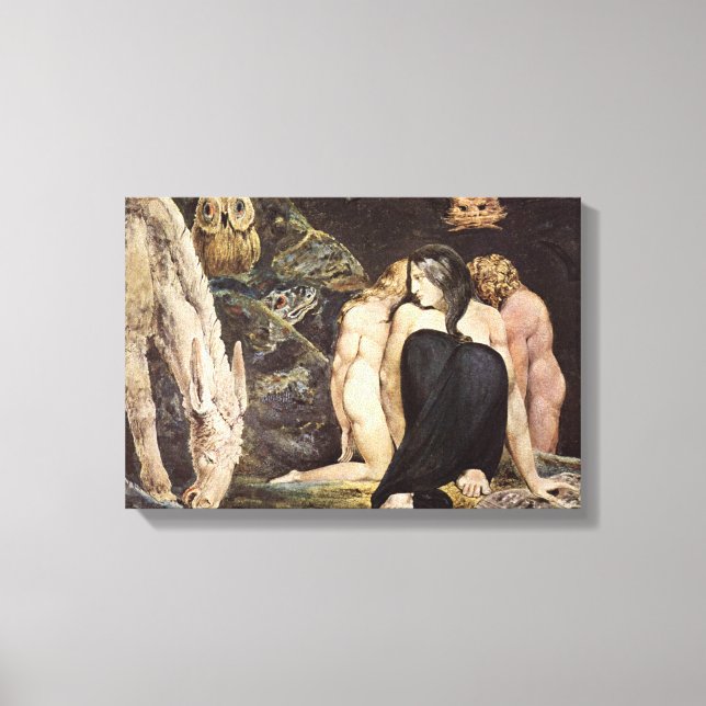 William Blake Hecate Canvas Print Leinwanddruck (Vorderseite)