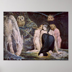William Blake - Hecate; Die Nacht von Enitharmons Poster
