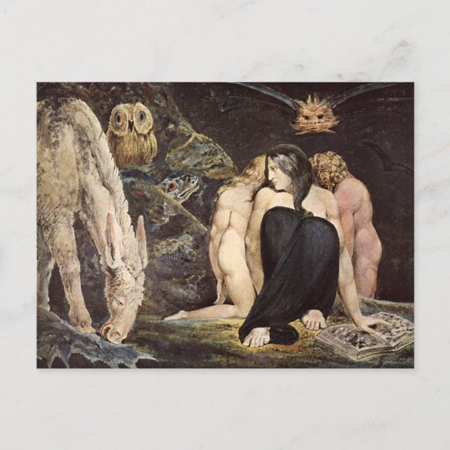 William Blake Hecate Postcard Postkarte (Vorderseite)
