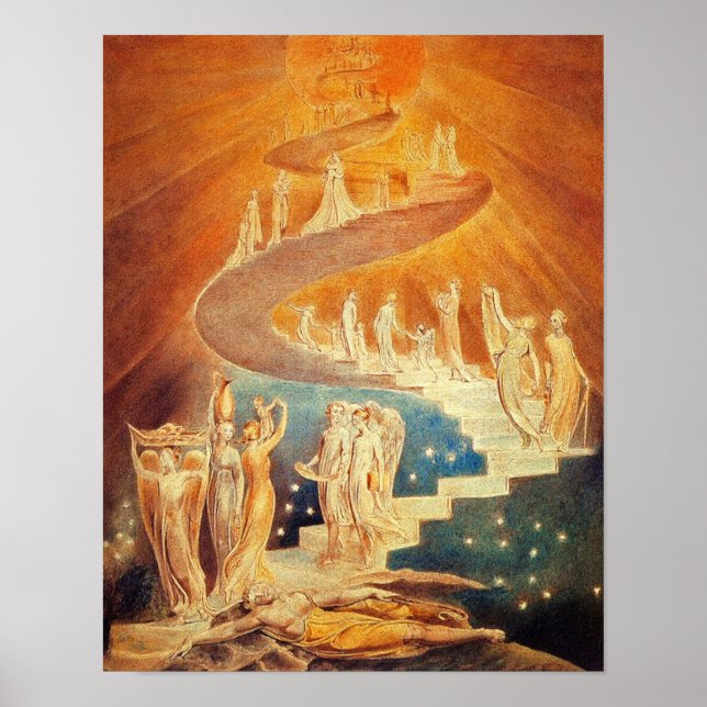 William Blake: Jacob's Ladder Poster (Vorne)