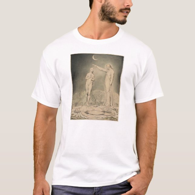 William Blake: Milton ` s Paradies verloren T-Shirt (Vorderseite)