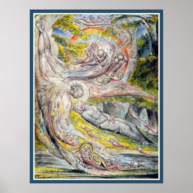 William Blake: Miltons geheimnisvoller Traum Poster (Vorne)