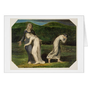 William Blake   Naomi, der Ruth und Orpah zu