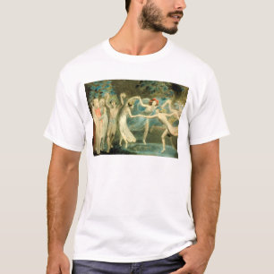 William Blake Oberon, Titania und Puck mit Feen T-Shirt