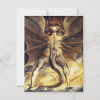William Blake Red Dragon Einladungen