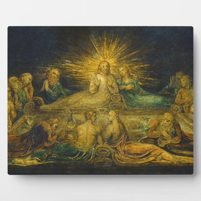 William Blake | The Last Supper, 1799 (tempera on  Fotoplatte (Vorderseite)
