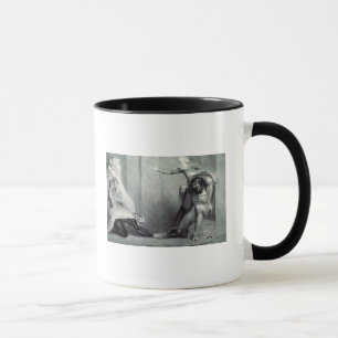 William Blake Tiriel, getragen zurück zu dem Tasse
