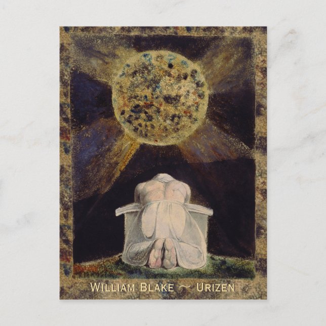 William Blake Urizen CC0486 Postcard Postkarte (Vorderseite)