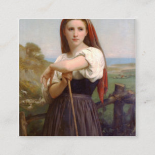 William Bouguereau Quadratische Visitenkarte