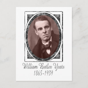 William Butler Yeats Postkarte
