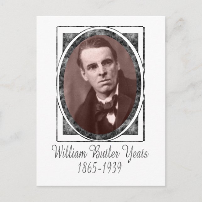 William Butler Yeats Postkarte (Vorderseite)