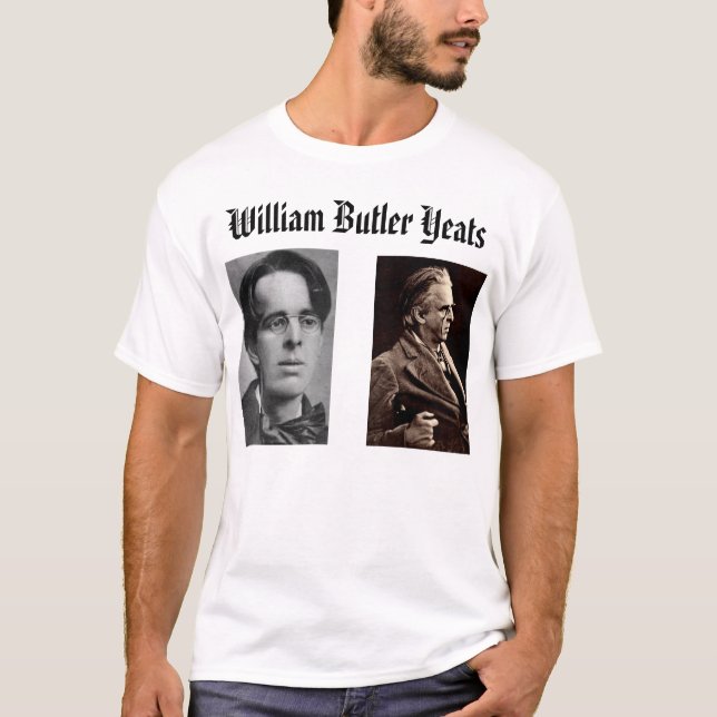 William Butler Yeats T-Shirt (Vorderseite)