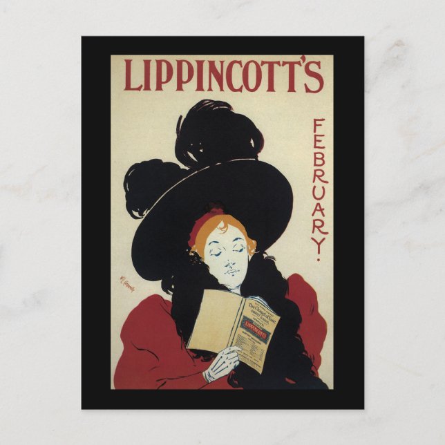 William Carqueville Lippincott im Februar Postkarte (Vorderseite)