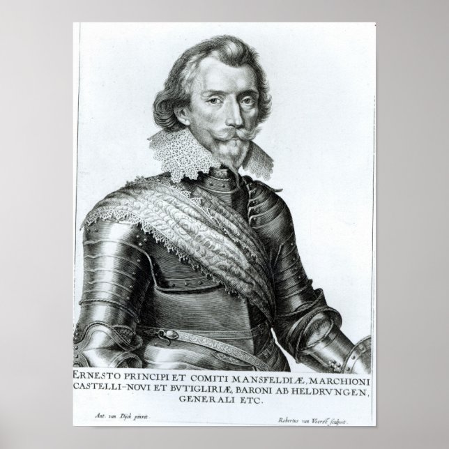 William Cavendish 1. Herzog von Newcastle Poster (Vorne)