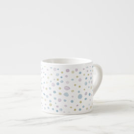 William Confetti Watercolor Dots Espresso Tasse
