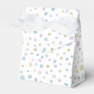William Confetti Watercolor Dots Favor Box Geschenkschachtel