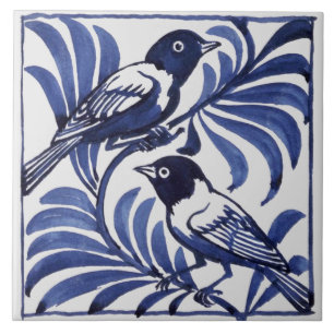 William De Morgan Birds Fliese