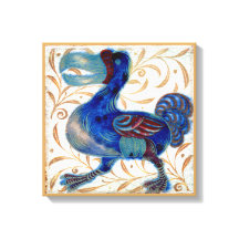 William De Morgan der Dodo auf Tuch