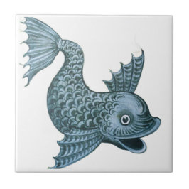 William * De Morgan Fantastische Fische | Fliese