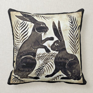 William De Morgan Rabbits Kissen