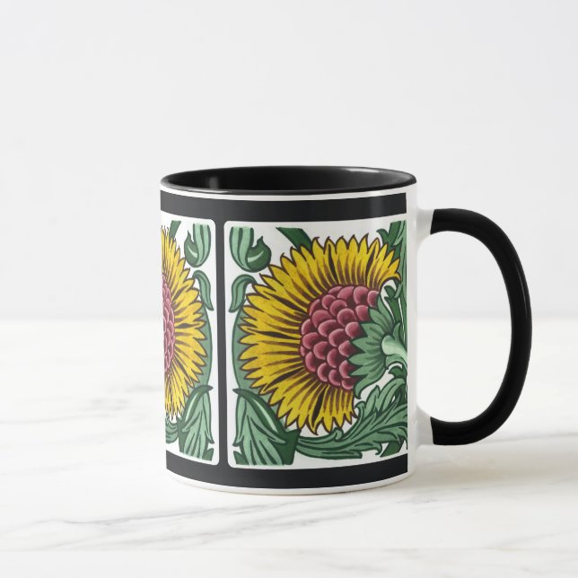 William de Morgan Tile Tasse (Rechts)