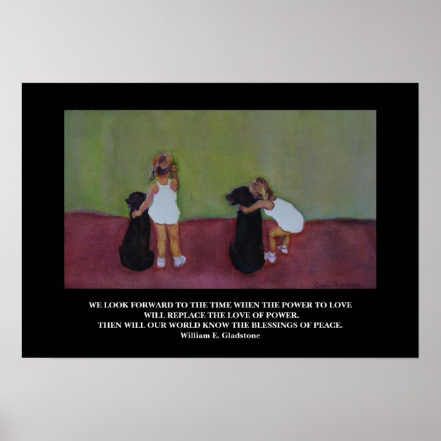 William E. Gladstone Quote - Poster (Vorne)