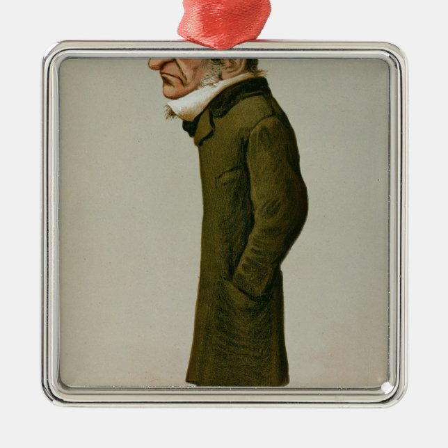 William Ewart Gladstone Ornament Aus Metall (Vorne)